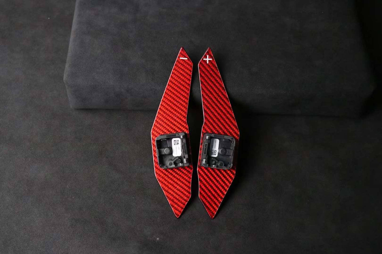 Paddle shifters rød carbon V3